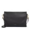 Coccinelle Boheme Grana Double Noir Brule Crossbody Bag