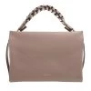 Coccinelle Boheme Grana Double Warm Taupe Coffee Crossbody Bag