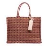 Coccinelle Never Without Bag Monogram Multi Pulp Pink Tote