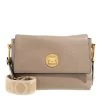 Coccinelle Liya Signature Warm Taupe Crossbody Bag