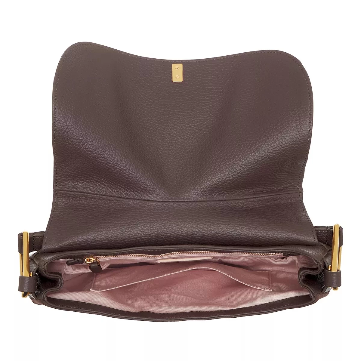 Coccinelle Magie Suede Bim Coffee Hobo Bag – Bild 6