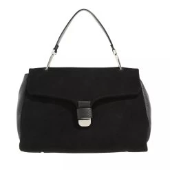 Coccinelle Ofirenze Suede Noir Satchel