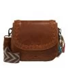 Friendship Brown Saddle Bag