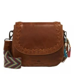 Friendship Brown Saddle Bag