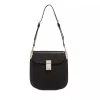 Prada Margit Nylon And Leather Shoulder Bag Black Messenger Bag