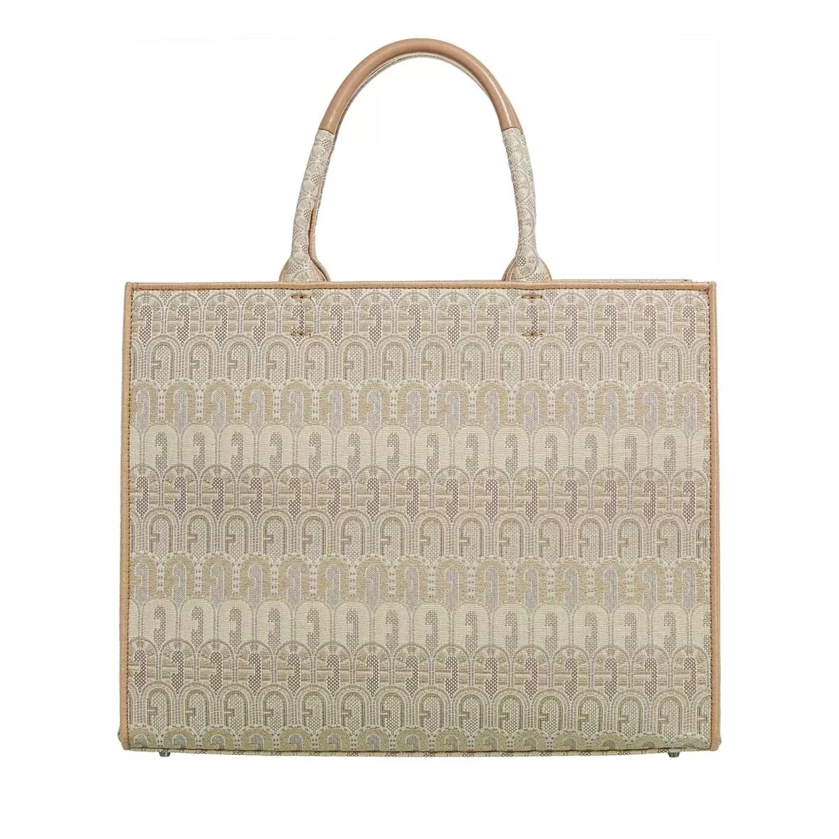 Furla Opportunity L Tote - Tessuto Jacquard Ricicl Toni Naturali Tote