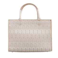 Furla Opportunity S Tote - Tessuto Jacquard Ricicl Toni Naturali Tote
