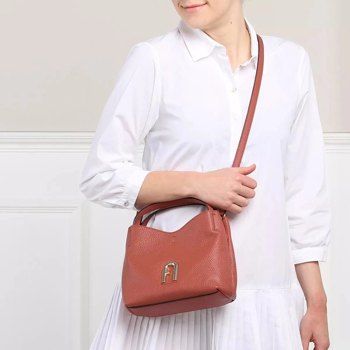 Furla Primula Mini Hobo Cannella Hobo Bag – Bild 2