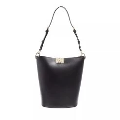 Furla Fleur Mini Bucket Bag Nero Bucket Bag