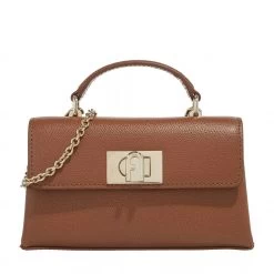 Furla 1927 Mini Crossbody Top Handle - Ares Cognac H Minitasche