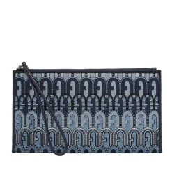 Furla Opportunity S Envelope Toni Blu Denim Clutch