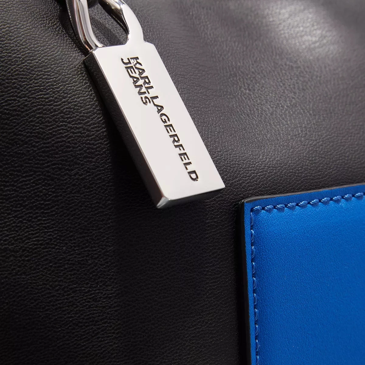 Karl Lagerfeld Jeans Tech Leather Sm Hobo J101 Black Crossbody Bag – Bild 4