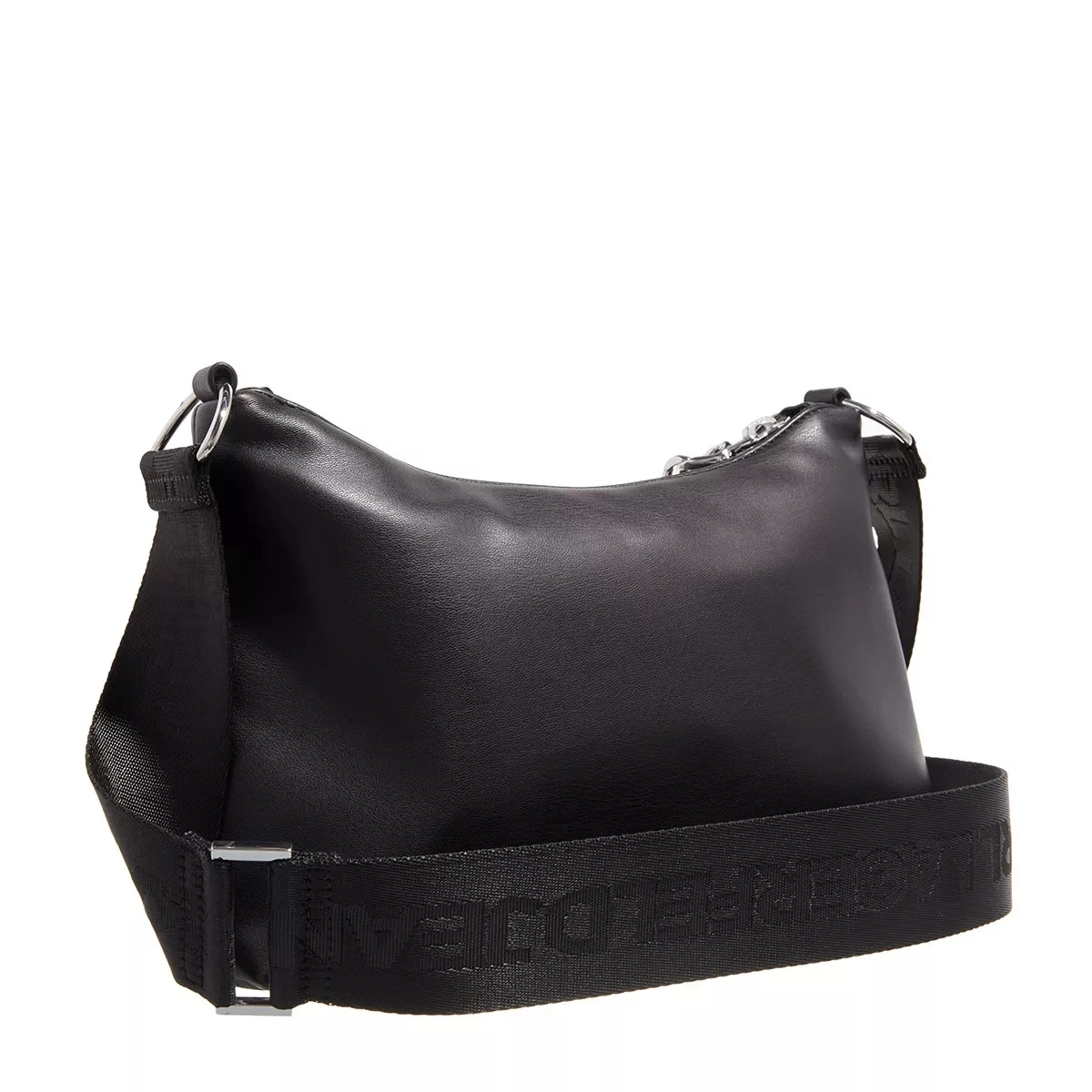 Karl Lagerfeld Jeans Tech Leather Sm Hobo J101 Black Crossbody Bag – Bild 3