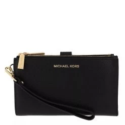 MICHAEL Michael Kors Jet Set Double Zip Wristlet Black Wristlet