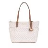 MICHAEL Michael Kors Jet Set Top-Zip Tote Vanilla/Acrn Shopper