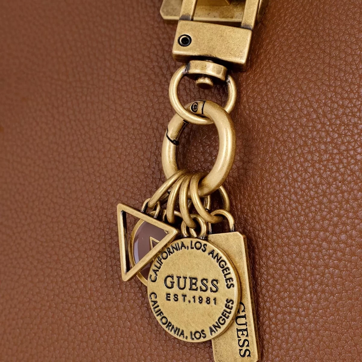 Guess Destiny Society Carryall Cognac Tote – Bild 5
