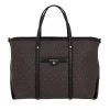 MICHAEL Michael Kors Medium Conv Tote Brown/Black Tote