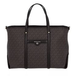 MICHAEL Michael Kors Medium Conv Tote Brown/Black Tote