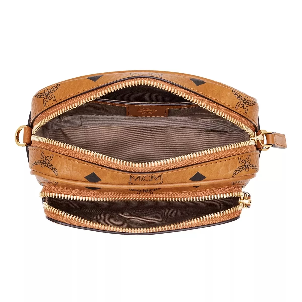 MCM M-Veritas Crossbody Xmini Cognac Crossbody Bag – Bild 5