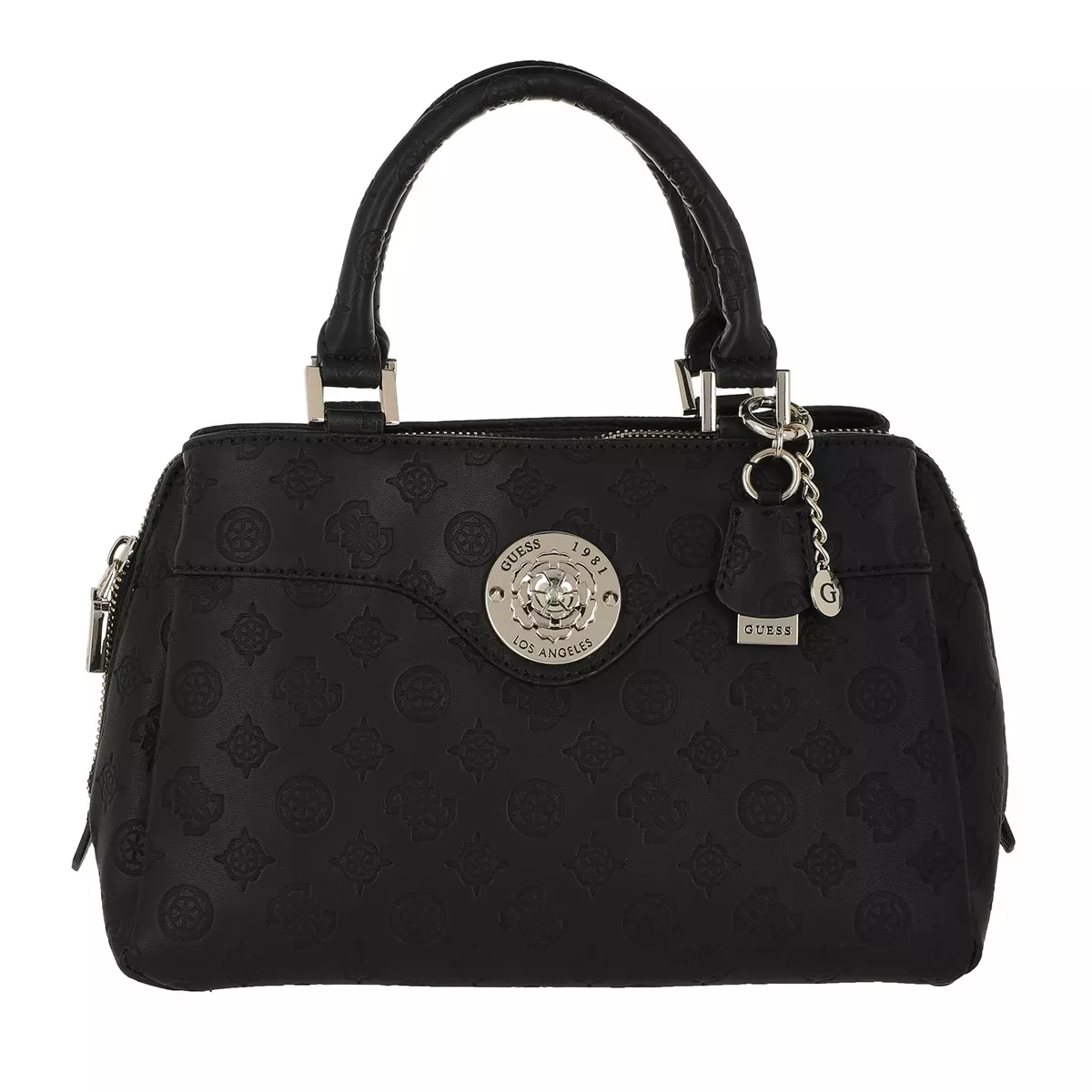 Guess Dayane Girlfriend Satchel Black Tote