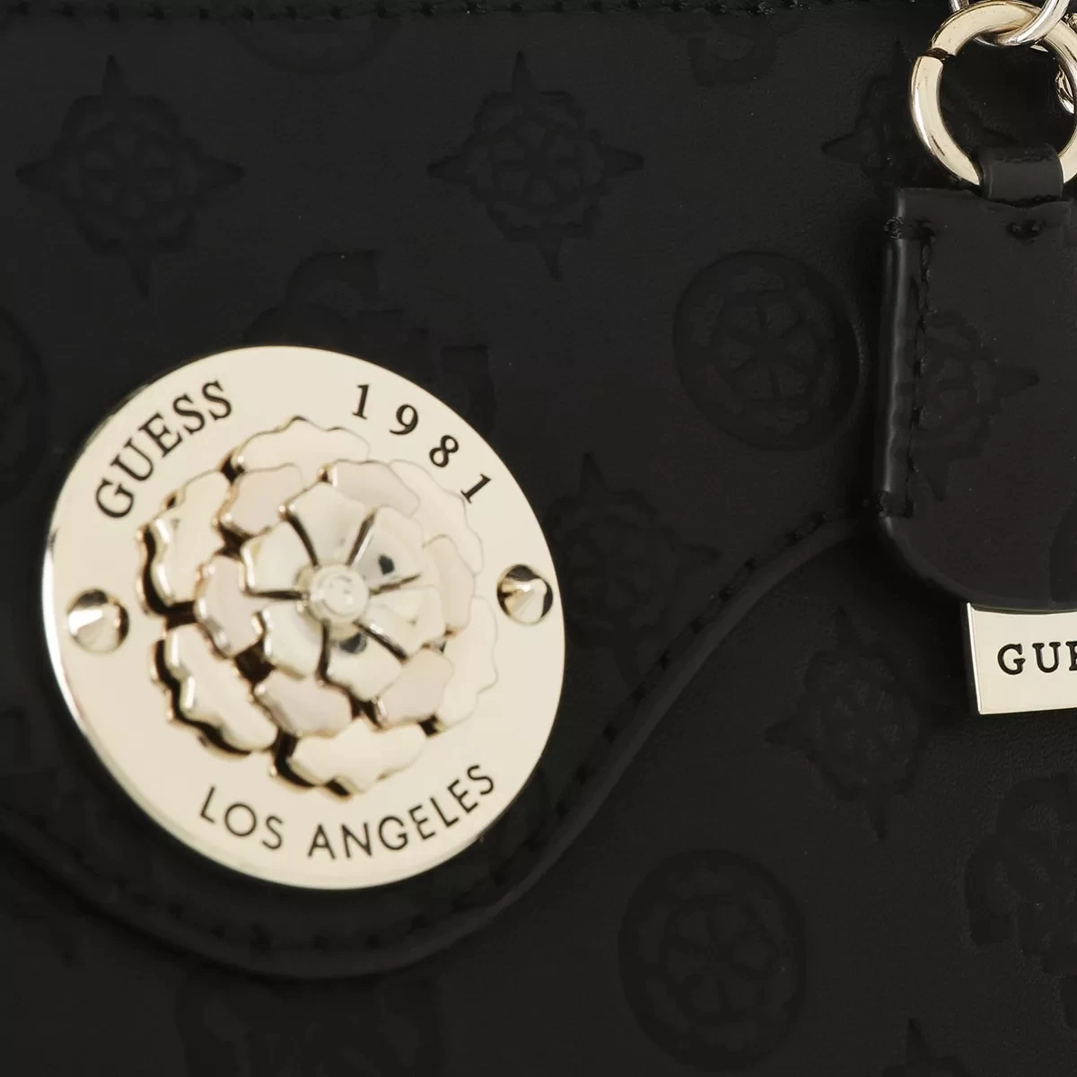 Guess Dayane Girlfriend Satchel Black Tote – Bild 5