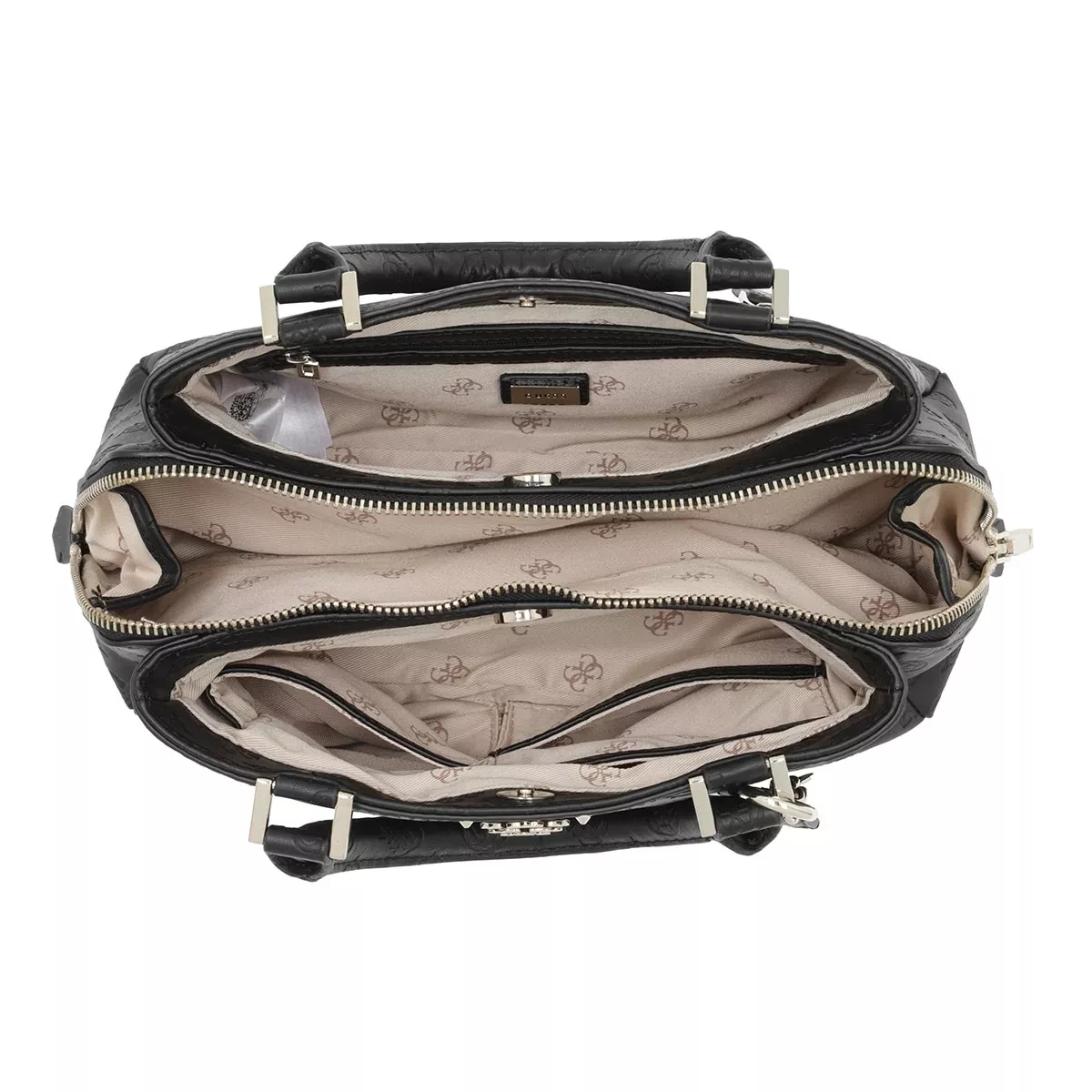 Guess Dayane Girlfriend Satchel Black Tote – Bild 6