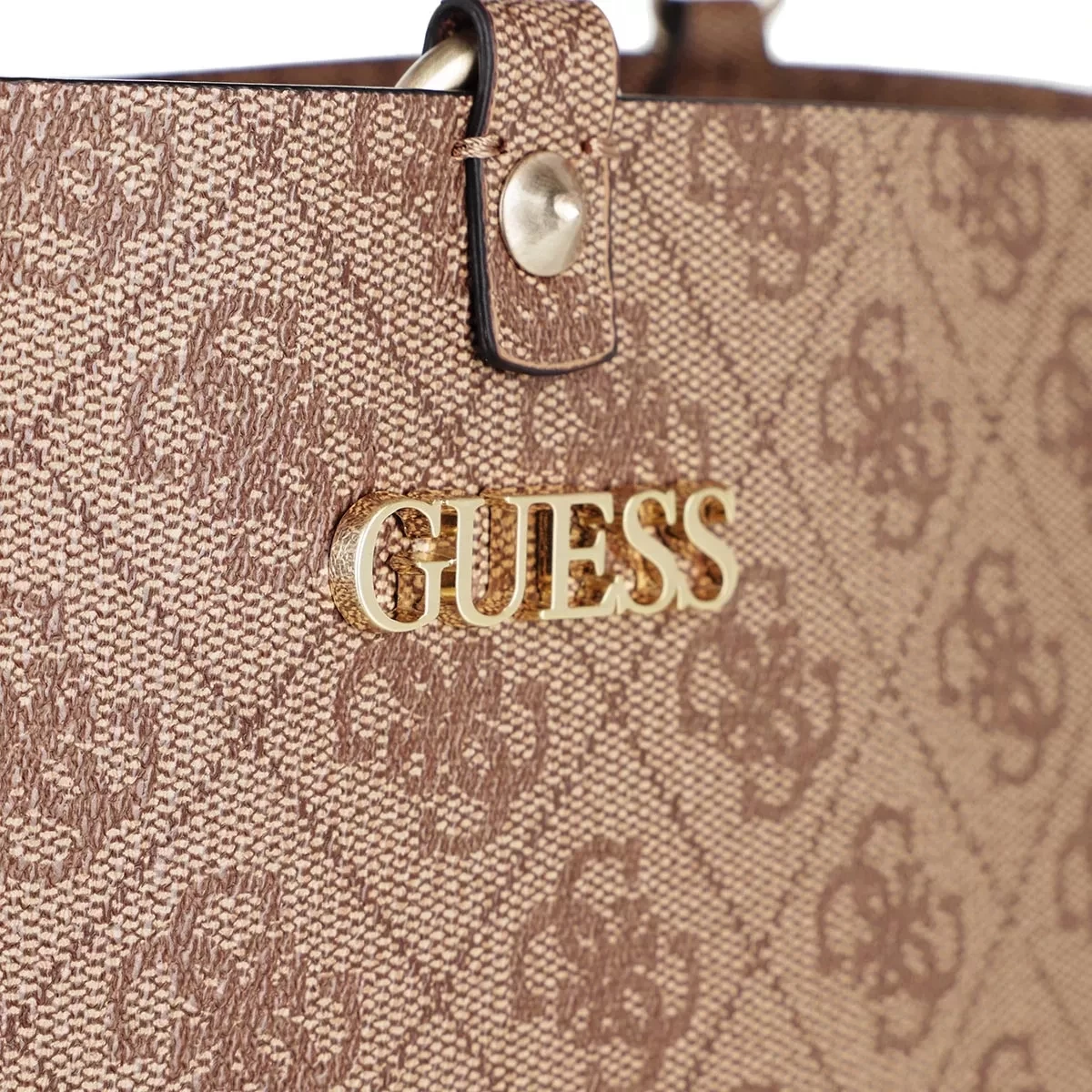 Guess Alby Toggle Tote Latte Logo Shopper – Bild 6