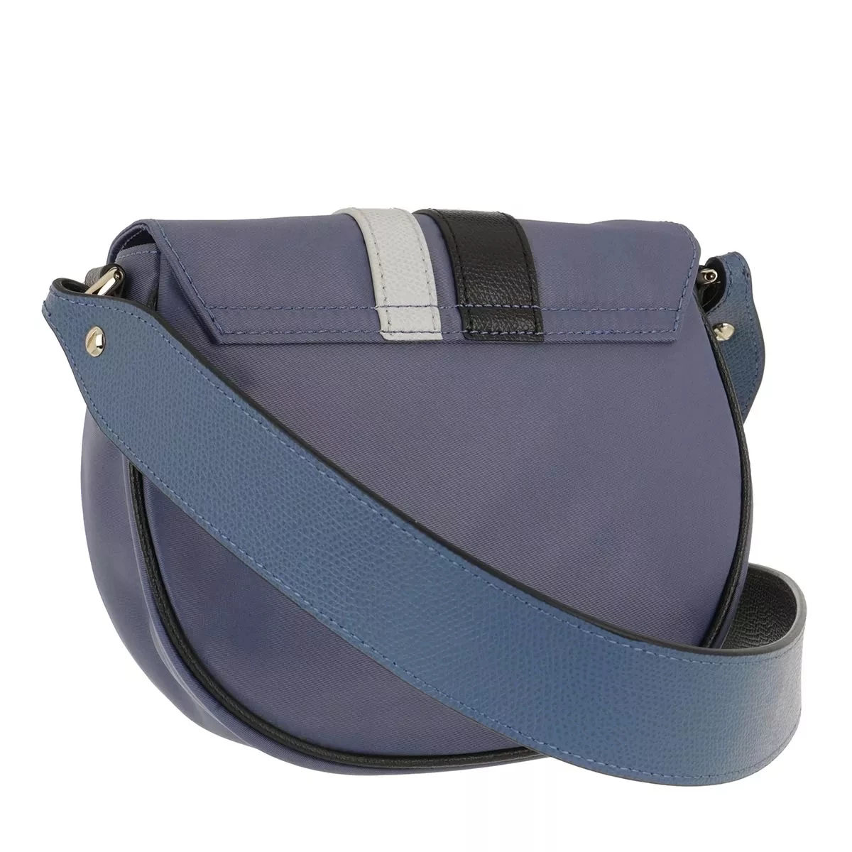 Furla Metropolis Mini Crossbody Round Blu Denim+Nero+Color Crystal Crossbody Bag – Bild 3