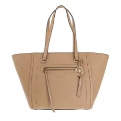 MICHAEL Michael Kors Medium Tote Leather Camel Shopper