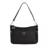 MICHAEL Michael Kors Jet Set Charm Medium Top-Zip Pochette Crossbody Black Satchel